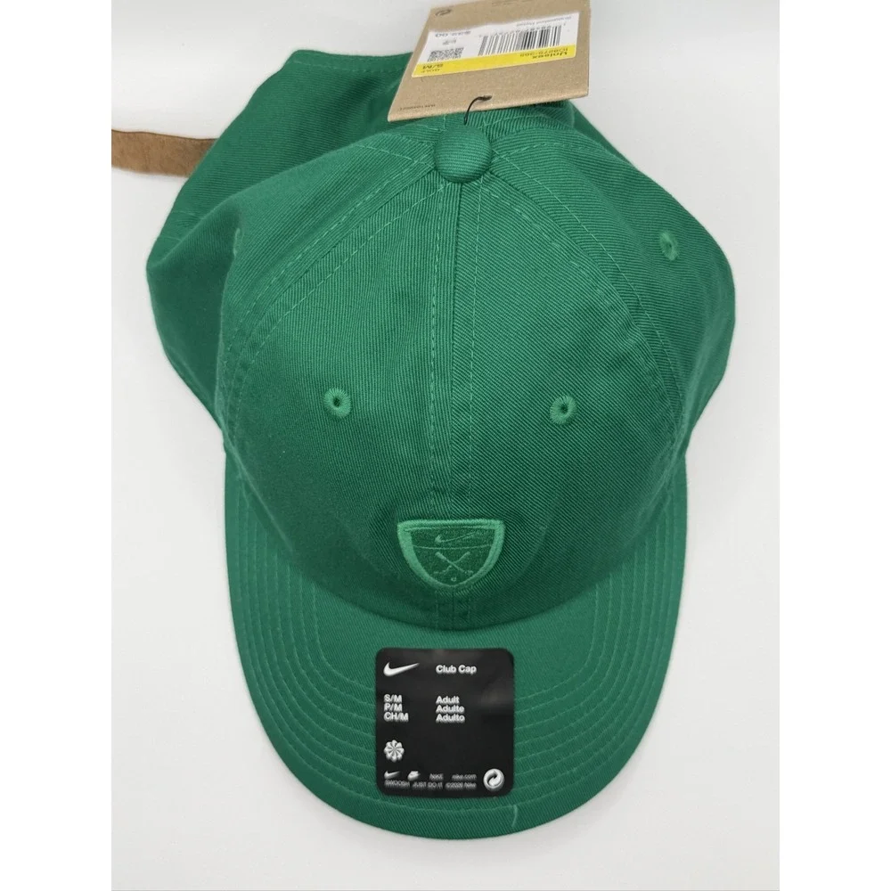 Nike Club Cap IO8275-365 Malachite Green Golf Hat Adjustable Strap S/M Unisex